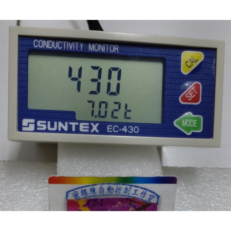🌞 EC-410 430 電導度水質監視器 SUNTEX 上泰 微電腦比電阻＆電導度監視器／傳送器 | 蝦皮購物