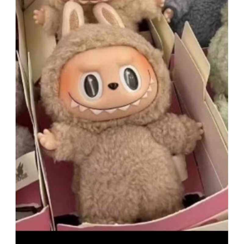 Popmart泡泡瑪特 labubu 一代 心動太妃糖糖馬卡龍搪膠臉公仔 POPMART 拉布布 | 蝦皮購物