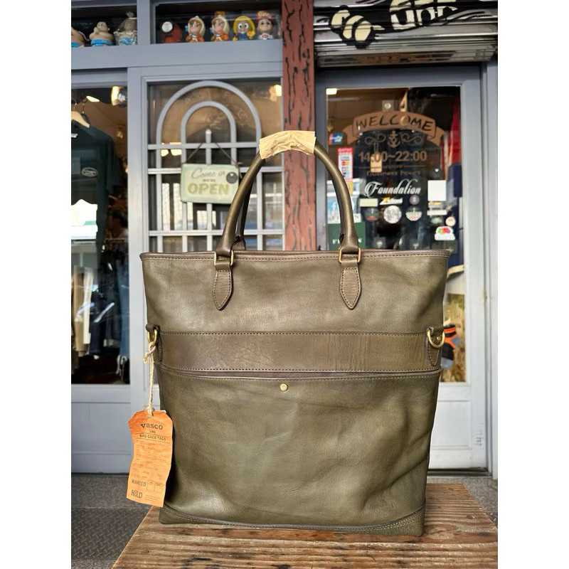 Vasco Leather Nelson 2way Bag 木村拓哉 ヴァスコ】キムタクも持ってる!?レザーバック！カジュアルにも