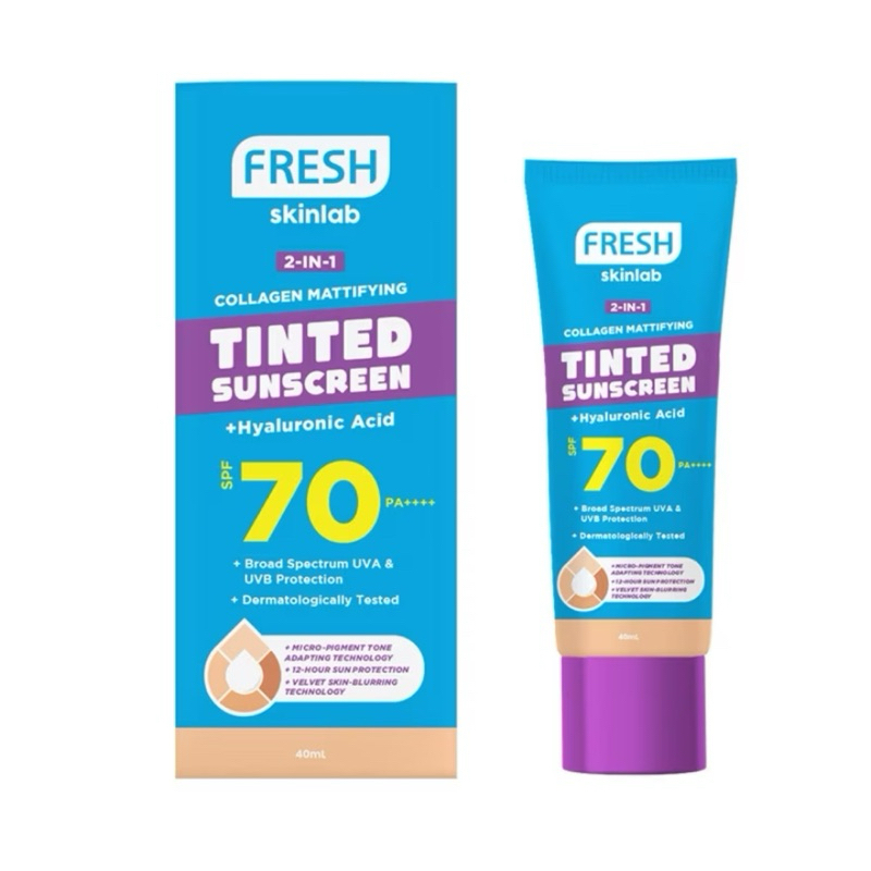 Fresh Skinlab Tinted Sunscreen SPF 70 40ml | 蝦皮購物