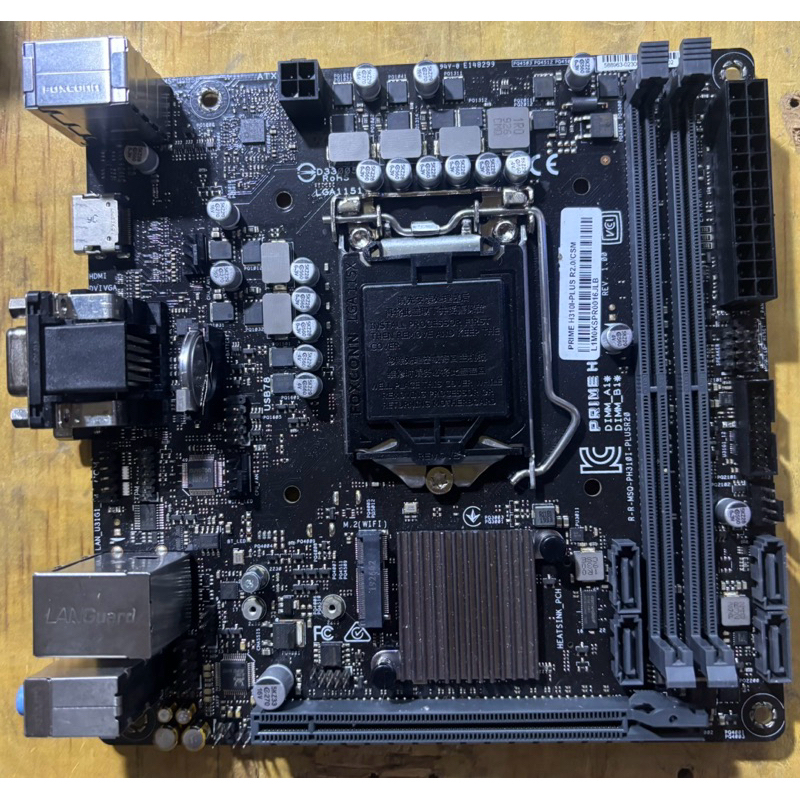 華碩ITX主機板Prime H310I-PLUS R2.0 支援Intel® Core 8、9代1151腳位CPU | 蝦皮購物