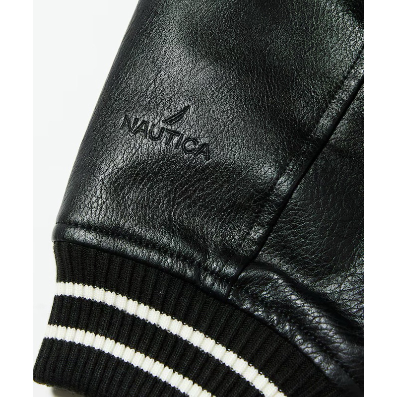 代購NAUTICA JAPAN Arch Logo Leather Award Jacket 外套| 蝦皮購物 代購NAUTICA JAPAN Arch Logo Leather Award Jacket 外套| 蝦皮購物
