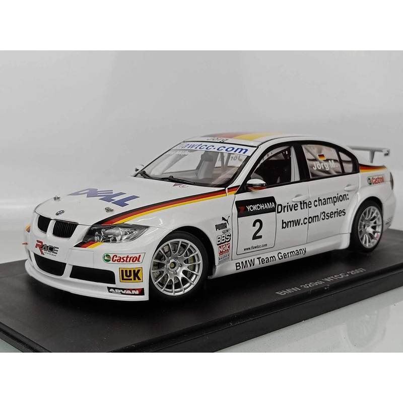 Autoart 1:18 （1/18） BMW E90 320si WTCC 2007 寶馬賽車模型車| 蝦皮購物