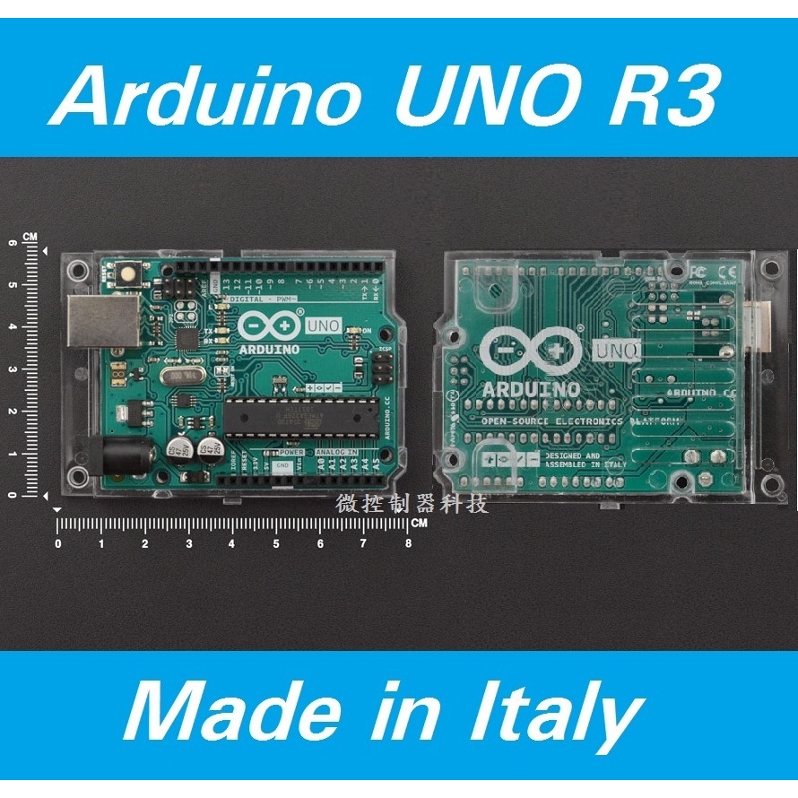【微控】含稅附發票、義大利原裝 Arduino UNO Rev3 R3、Made in Italy | 蝦皮購物