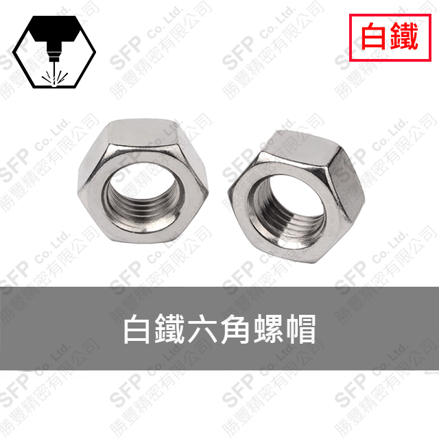 【勝豐精密】白鐵 六角 螺帽 螺母 螺絲 扣件 自動化 設備 不銹鋼 304 板手 六角帽 華司 墊片 | 蝦皮購物