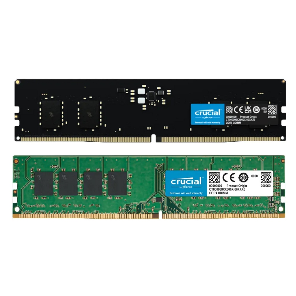 Micron 美光8GB RAM DDR5 DDR4 5600 4800 桌上型PC 記憶體電腦MCRAM004