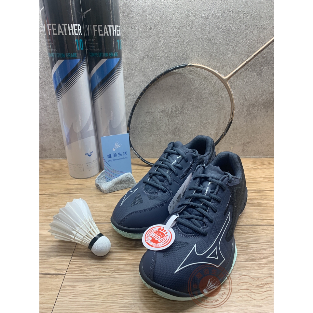 唯羽生活】Mizuno美津濃WAVE CLAW EL 2 超寬楦4E 羽球鞋