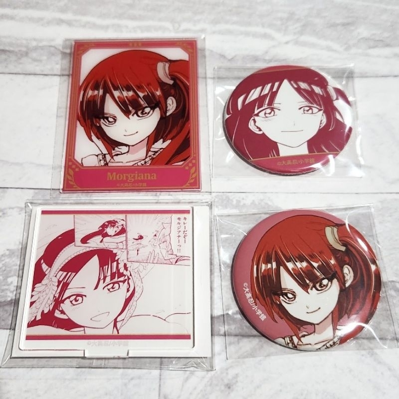 【SET】日正版 MAGI 魔奇少年 魔笛 マギ amnibus 摩兒迦娜 摩爾迦娜 摩兒 徽章 壓克力 立牌 透卡 | 蝦皮購物
