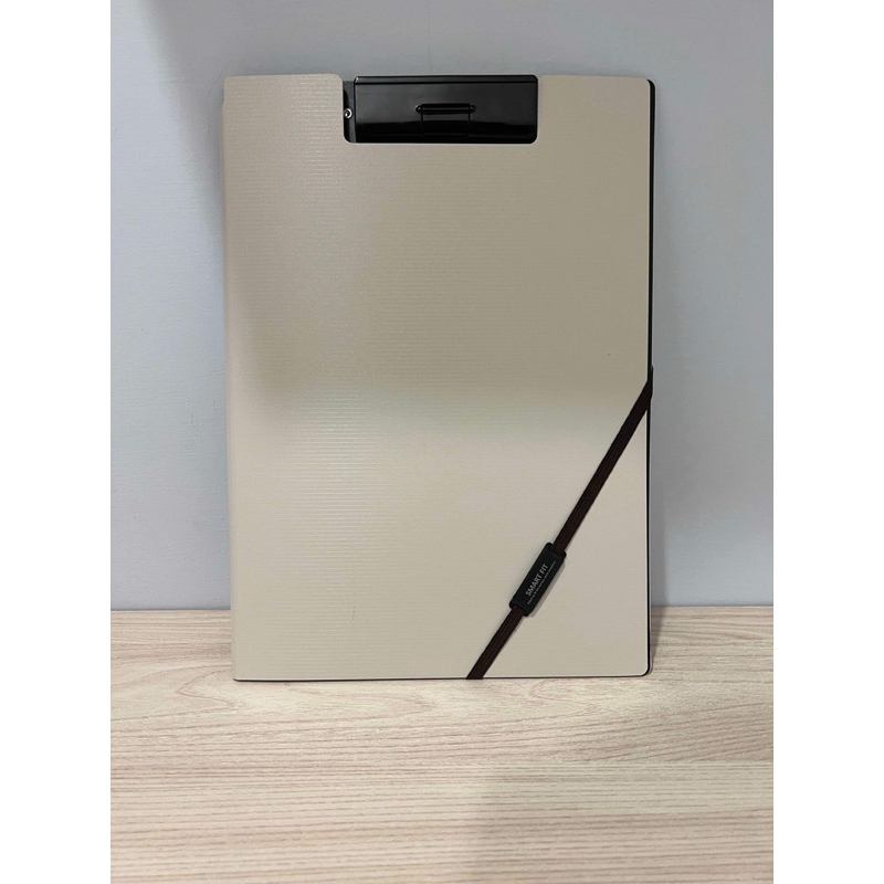 Lihit Lab Clip File A4 - Thin Lightweight ABS Resin Document Holder With 360° Hinge, Yellow
