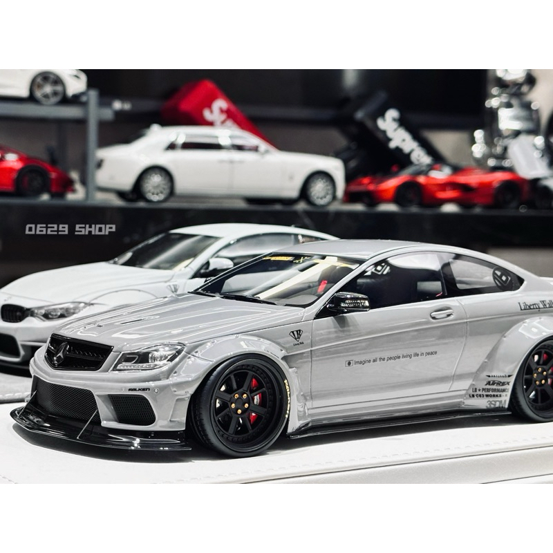 IVY Models 1/18 Mercedes Benz C63 LBWK 寬體套件 賓士模型車 收藏品 擺設裝飾車模 | 蝦皮購物