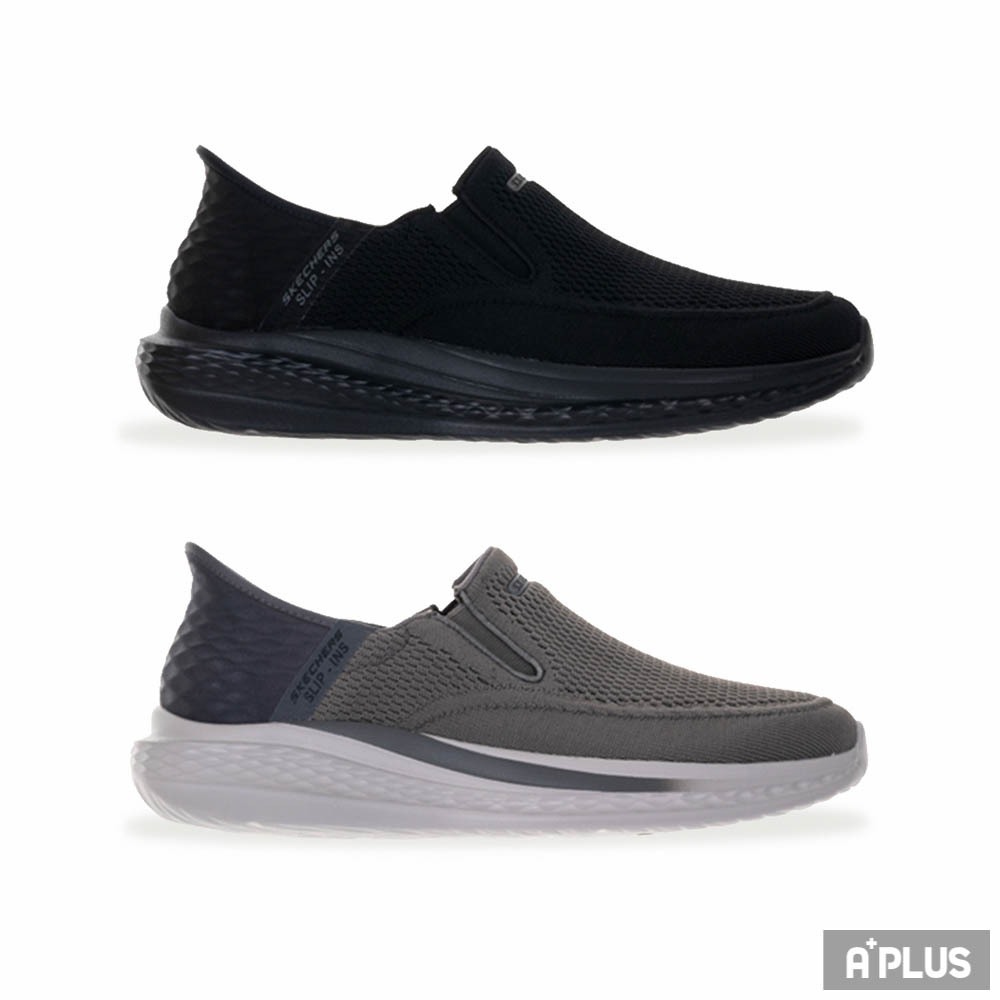 SKECHERS 男 休閒鞋 SLADE 黑色 灰色 - 210887BBK 210887GRY | 蝦皮購物