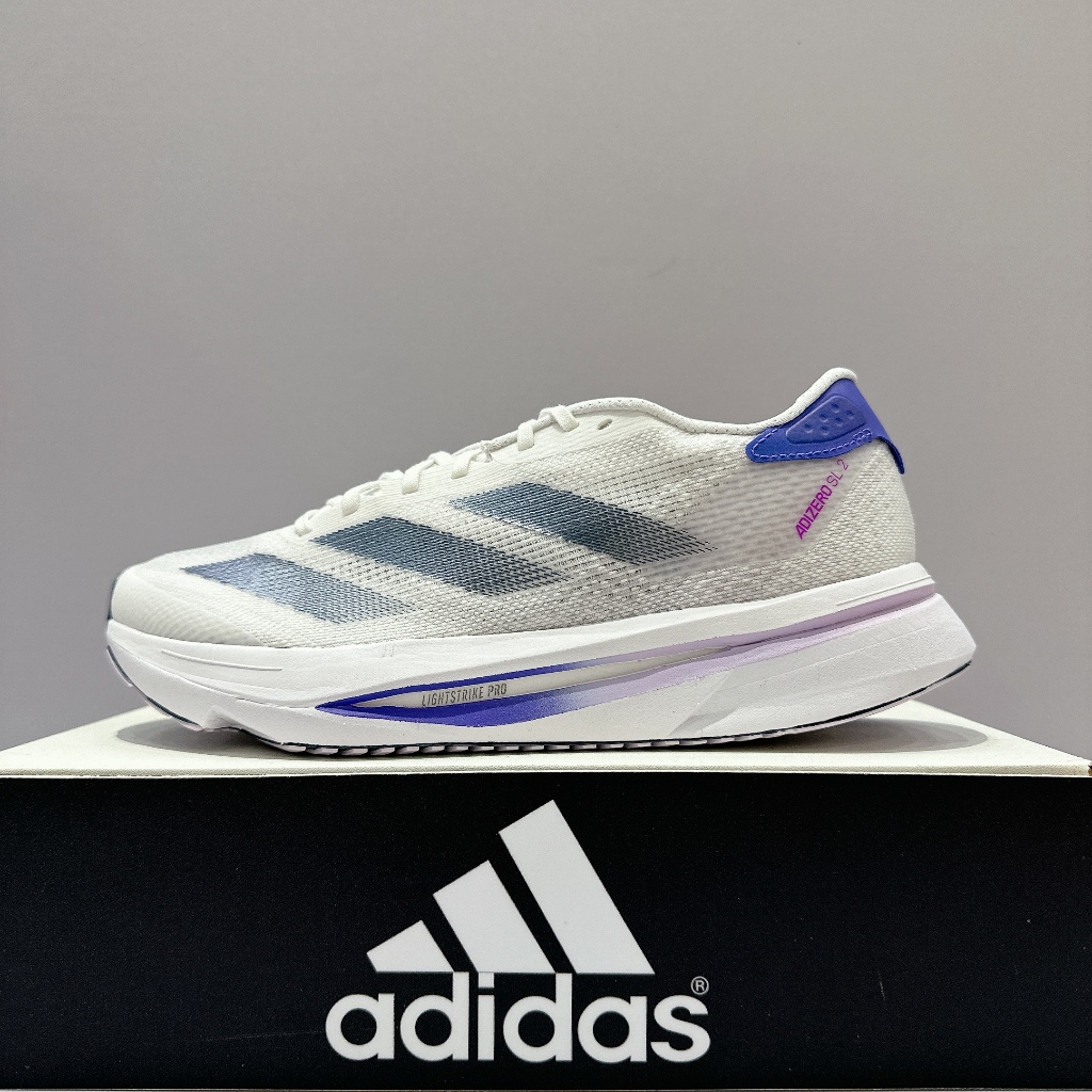 ADIDAS ADIZERO SL2 W 女 白 藍紫 慢跑鞋 運動鞋 橡膠底 舒適 透氣 輕量 回彈 IF6762 | 蝦皮購物