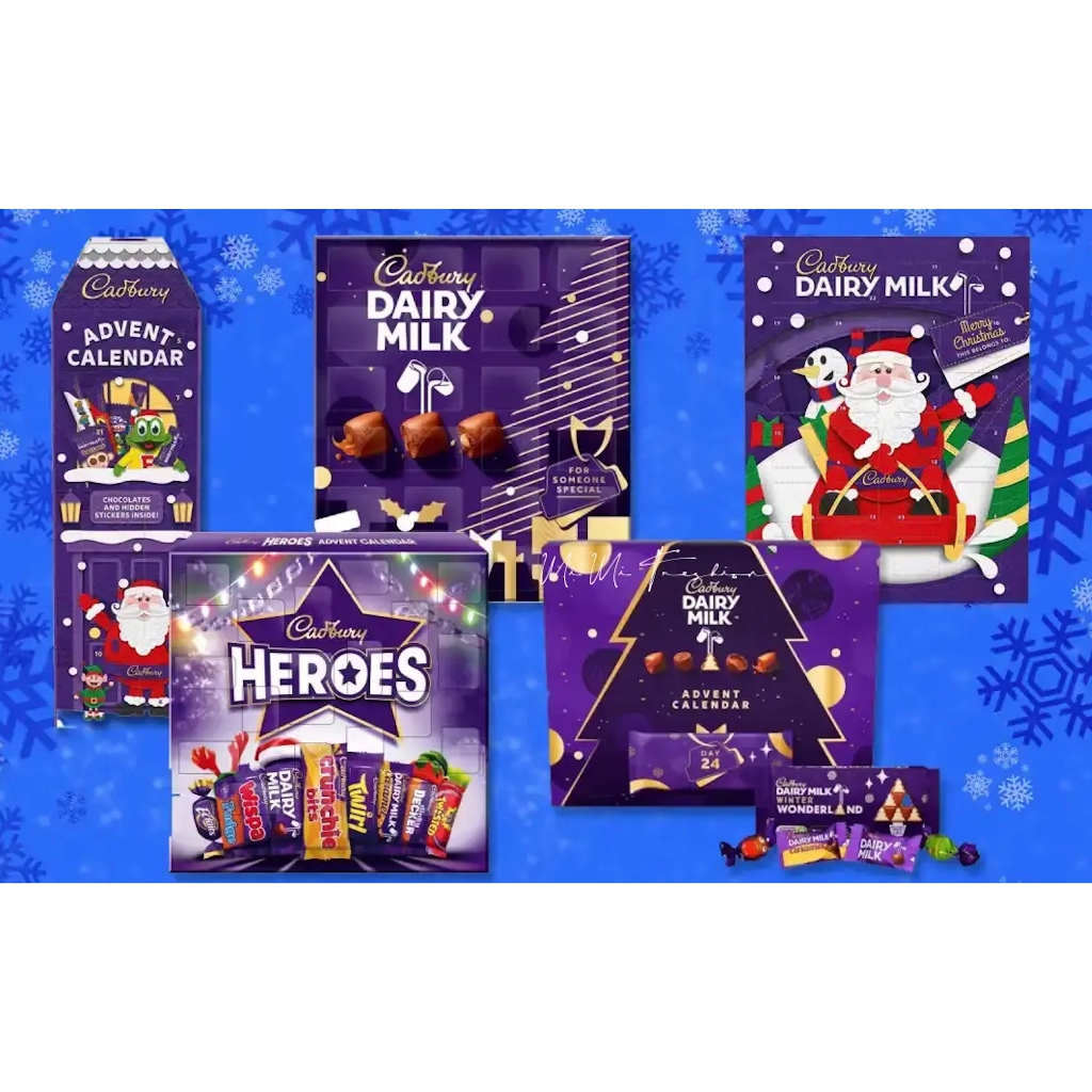 正品-英國No.1巧克力品牌 cadbury 吉百利牛奶巧克力 2024 降臨曆、驚喜月曆、聖誕節倒數禮物 | 蝦皮購物