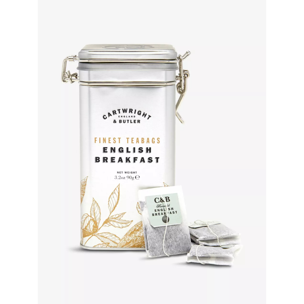 英國 CARTWRIGHT & BUTLER English Breakfast tea bags 經典早餐茶鐵罐 | 蝦皮購物