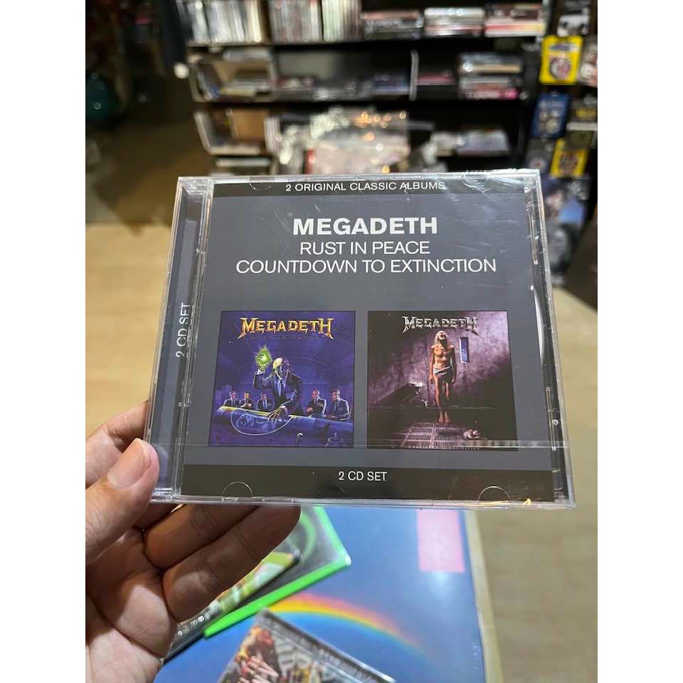 Megadeth 全新 2 CD Countdown to Extinction / Rust in peace | 蝦皮購物