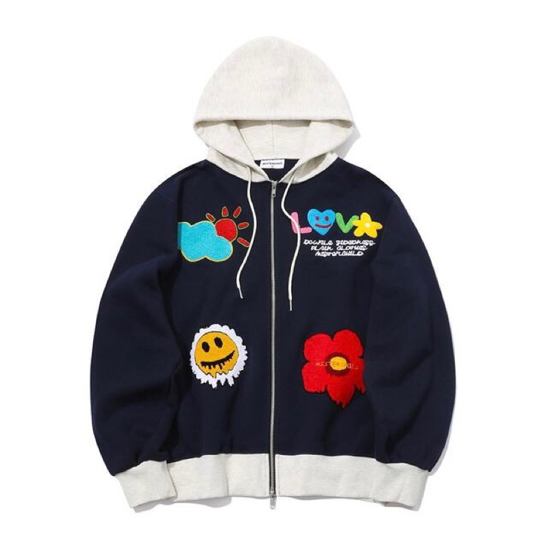 MISTER CHILD★韓国★大人気★男女兼用★MULTI LOGO HOOD ZIP-UP org.jpg