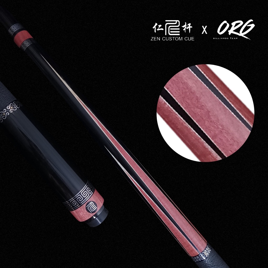 【ORG_Team】仁杆 - 黑檀12叉虎楓粉紅 (訂製13.05w 起) 升級握把環、皮、前截、色板、木料等另計！ | 蝦皮購物
