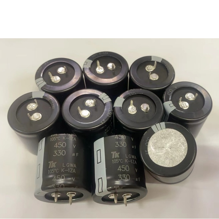 台灣現貨 TK電容 330uF 450V 尺寸 30x30mm 高壓鋁質電解電容 牛角(SNAP)電容 嵌入式 | 蝦皮購物