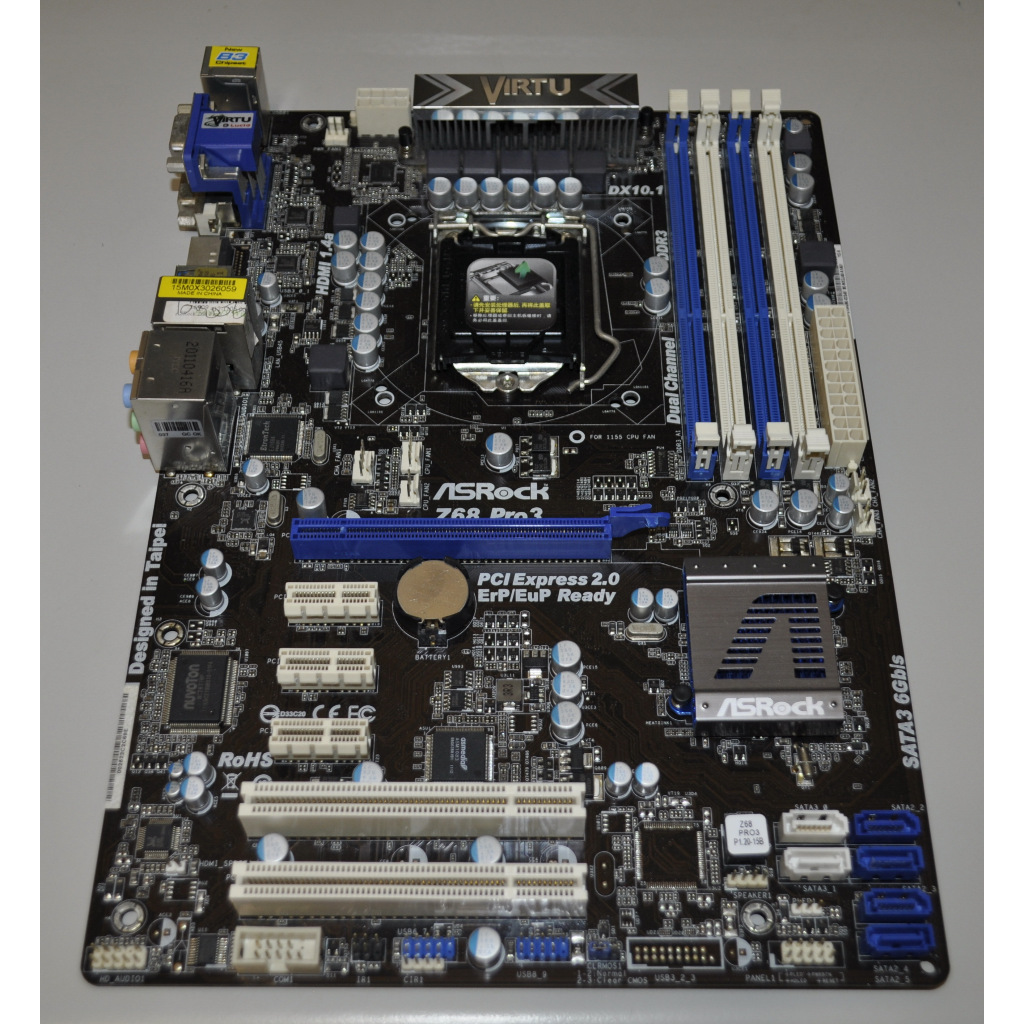 ASRock 華擎Z68 Pro3 (1155 Z68 DDR3 SATA3 USB3.0) 非H67 P67 H77