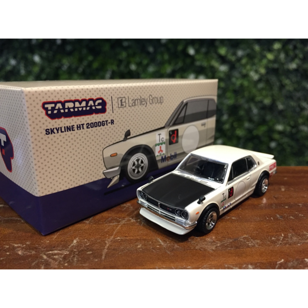 1 64 Tarmac Nissan Skyline 2000 Gtr (kpgc10) T64g043wh2【mgm】 