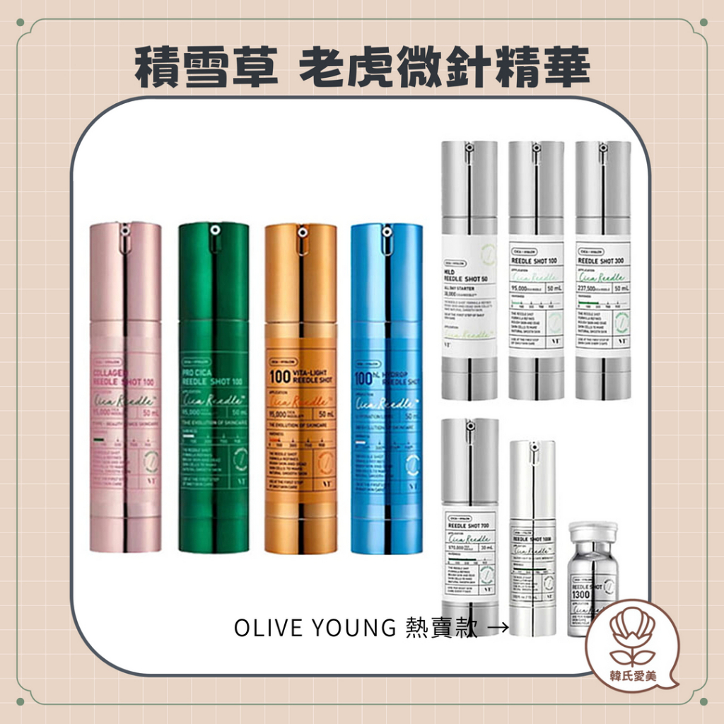 【韓氏愛美】VT COSMETICS 積雪草 微晶 微針精華 塗抹式微針精華 促進膠原蛋白增生 肌膚彈性 精華 微針 | 蝦皮購物