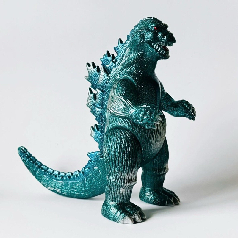 緑目 キングギドラ ラメ マルサン MARUSAN ソフビ 未開封品 緑目 キングギドラ ラメ マルサン MARUSAN ソフビ 未開封品