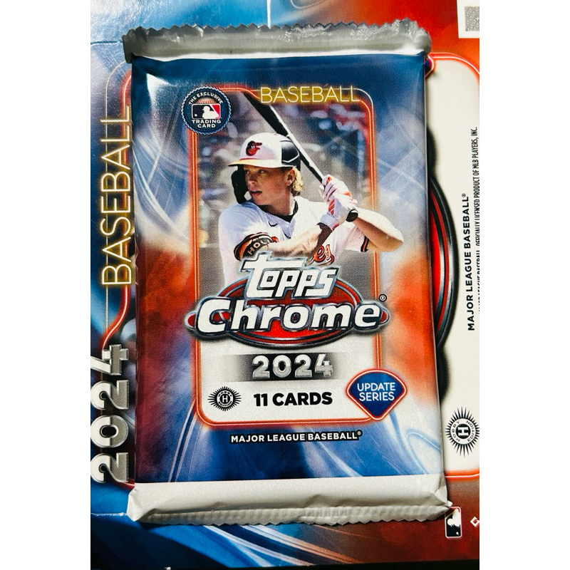 2024 MLB Topps Chrome Update Series Jumbo 卡包 蝦皮購物