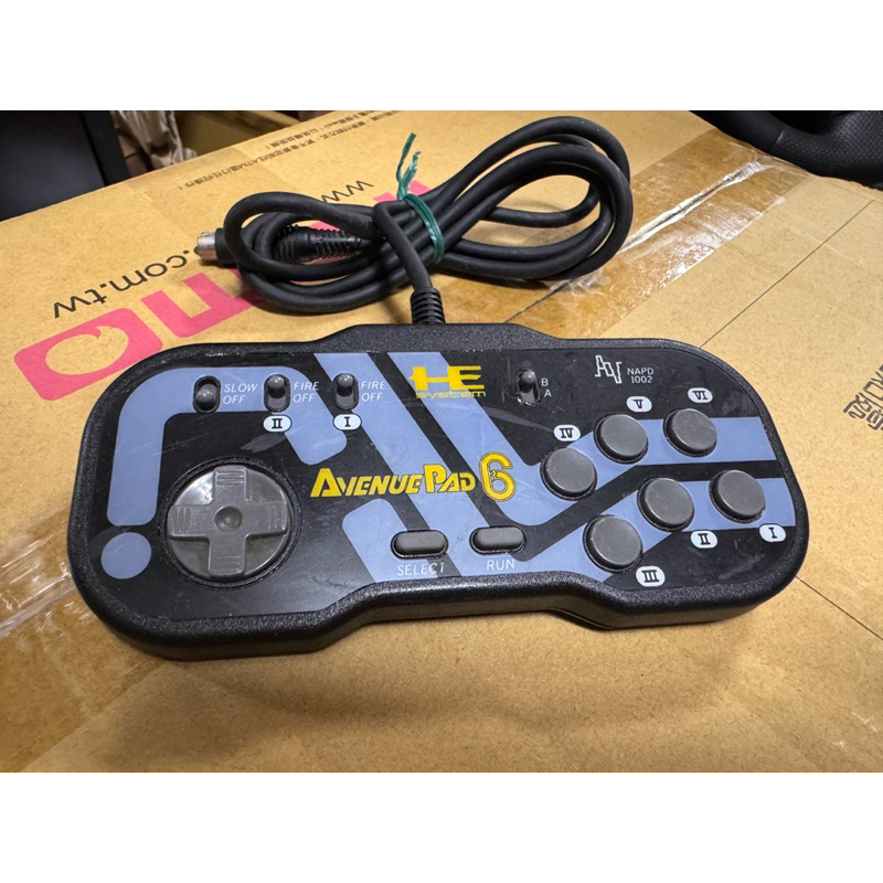 日本製 pc engine 6鍵 手把 avenue pad HE system pc-e | 蝦皮購物