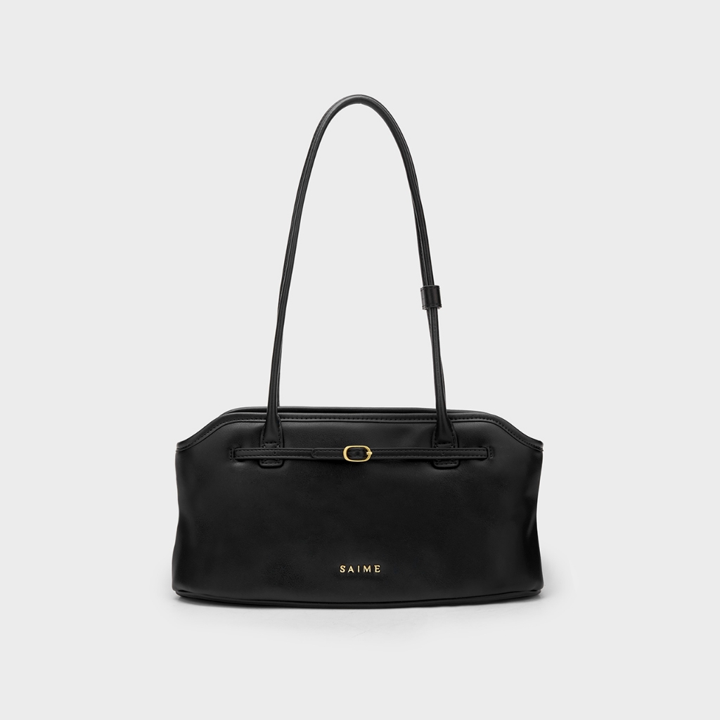 ★S'AIME Jennie皮帶釦托特包(Ｍ)ハンドショルダーバック/送料込 S'AIME Jennie皮帶釦托特包(M)｜ S'AIME東京企劃