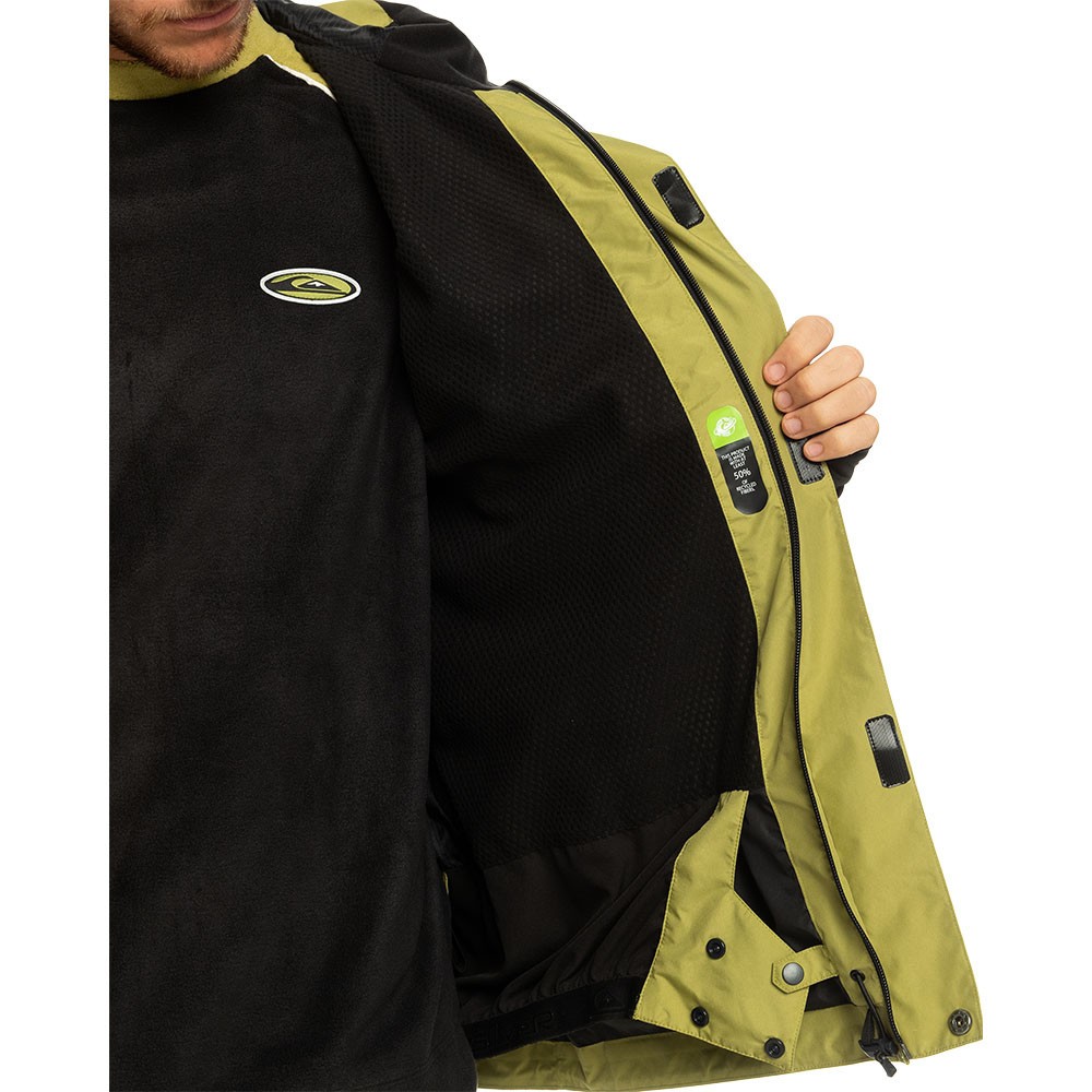 Mens High Altitude Gore-Tex® Technical Snow Jacket - GREEN OLIVE |  Quiksilver