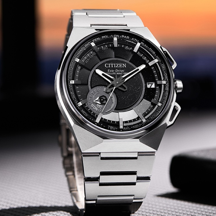 CITIZEN 星辰 GENTS 超級鈦 光動能GPS衛星對時腕錶-黑45.4mm(CC3097-52E) | 蝦皮購物