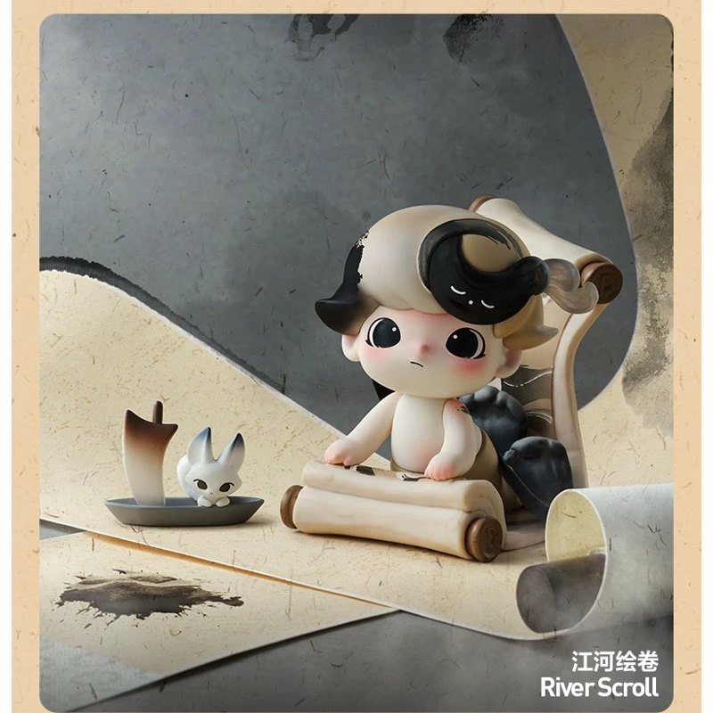 預購】DIMOO 一盞風月系列泡泡瑪特POPMART 盲盒公仔隱藏瑞獸印章吟醉香