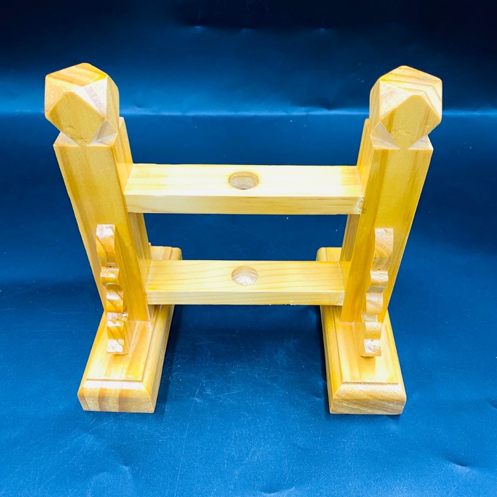 【樂興佛具】單孔令旗座 / 令旗座 / 法器座 / 兵器座 / 實木 / 佛具 / 兵器 | 蝦皮購物