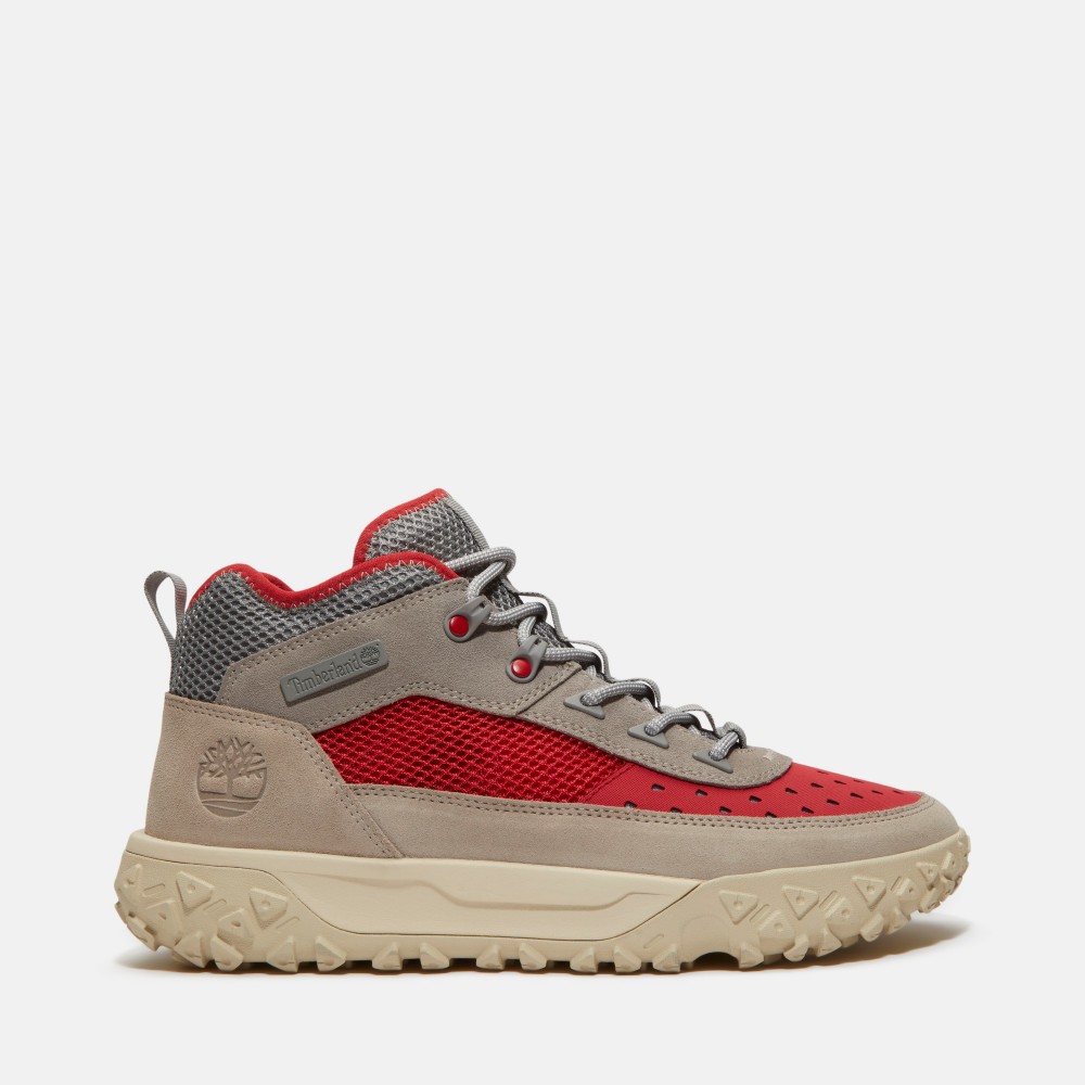 Timberland | (⭐2025春夏⭐)男款淺灰褐色Motion 6中筒健行鞋|A6CW1EO3 | 蝦皮購物
