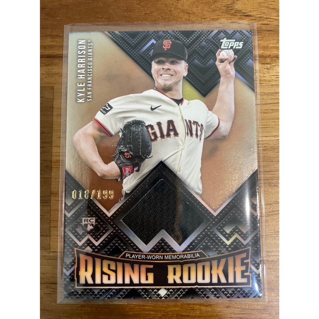 Kyle Harrison Rising rookie relic Patch 限量/199 | 蝦皮購物