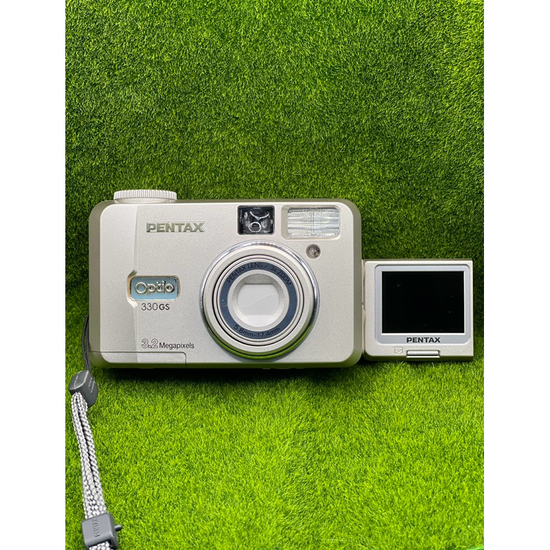 Pentax Optio 330GS復古CCD翻轉屏幕數位相機| 蝦皮購物