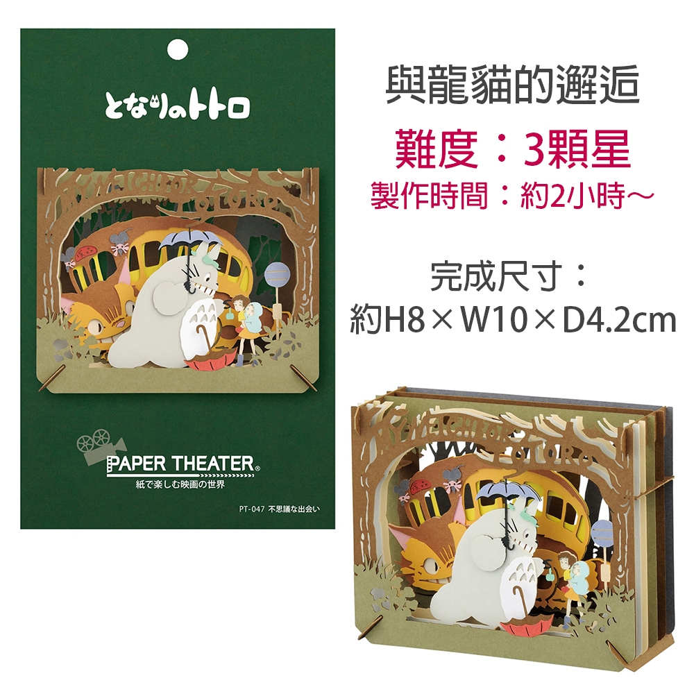 現貨- 日本吉卜力紙劇場紙雕paper theater 龍貓神隱少女魔女宅急便魔法