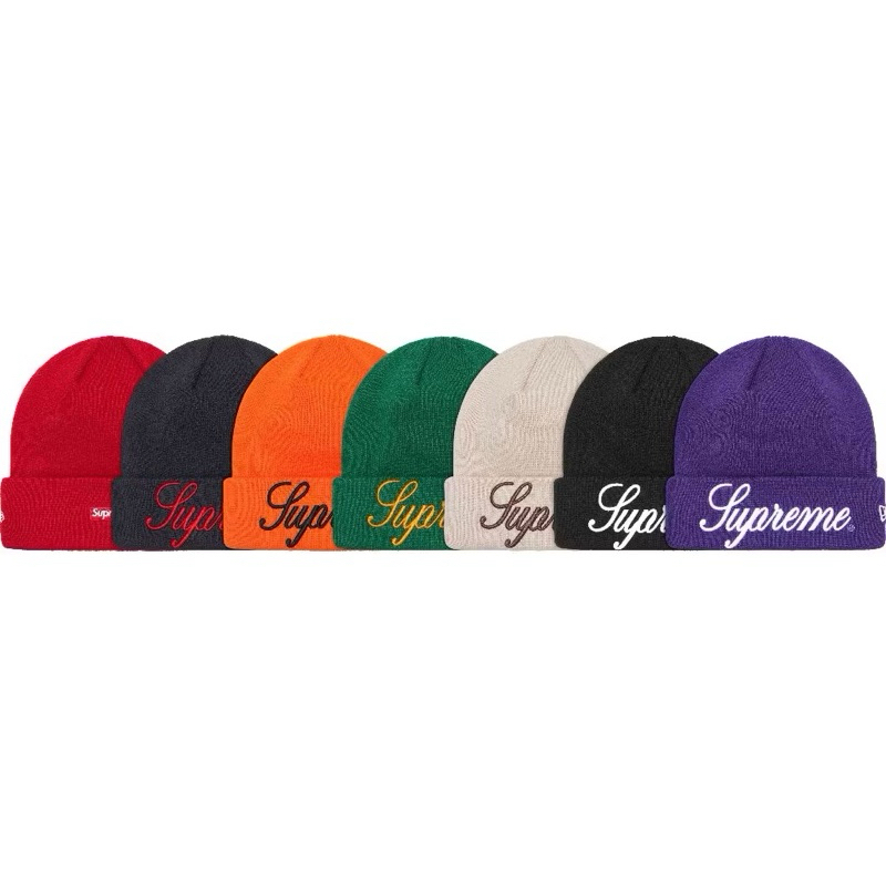 Supreme New Era Script Beanie Pine - FW24 - US