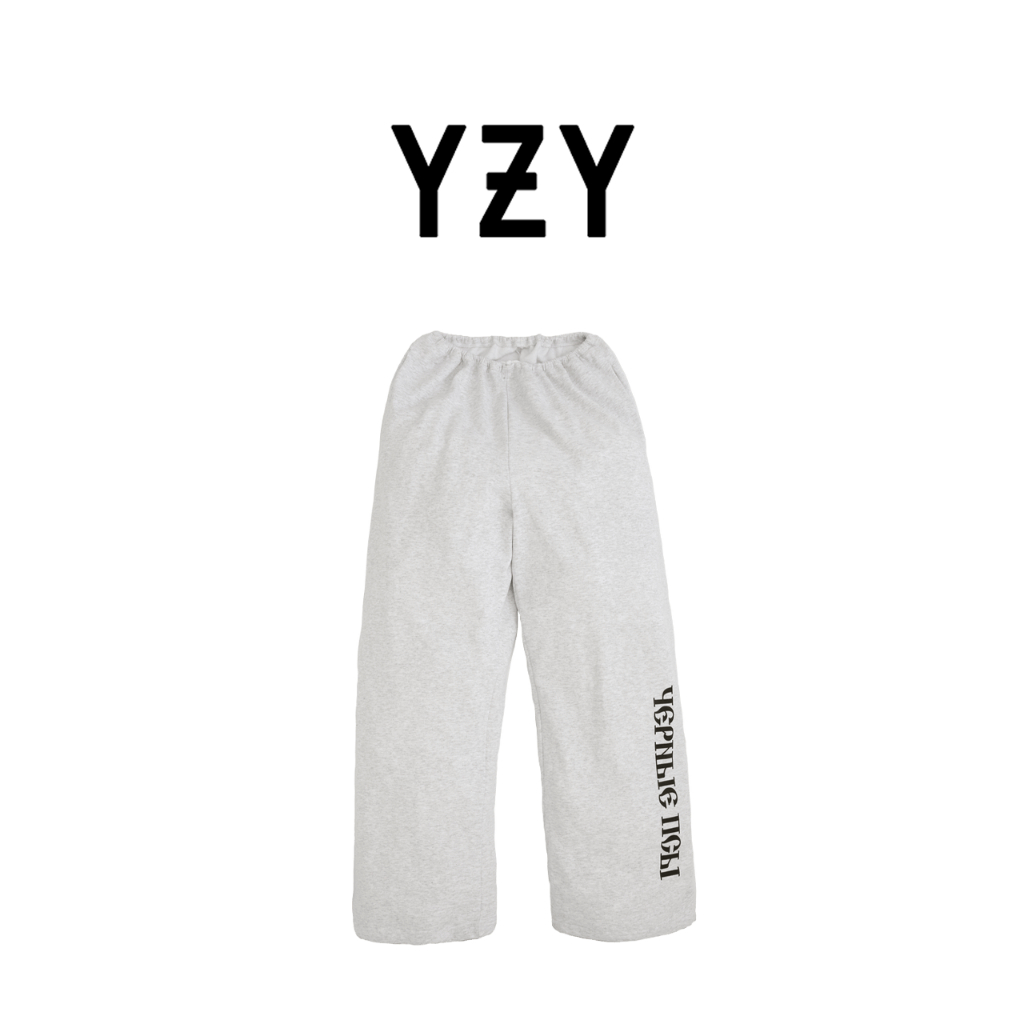 YZY GOSHA BLACK DOGS JOGGER HEATHER GREY 長褲二種尺寸麻灰色yeezy