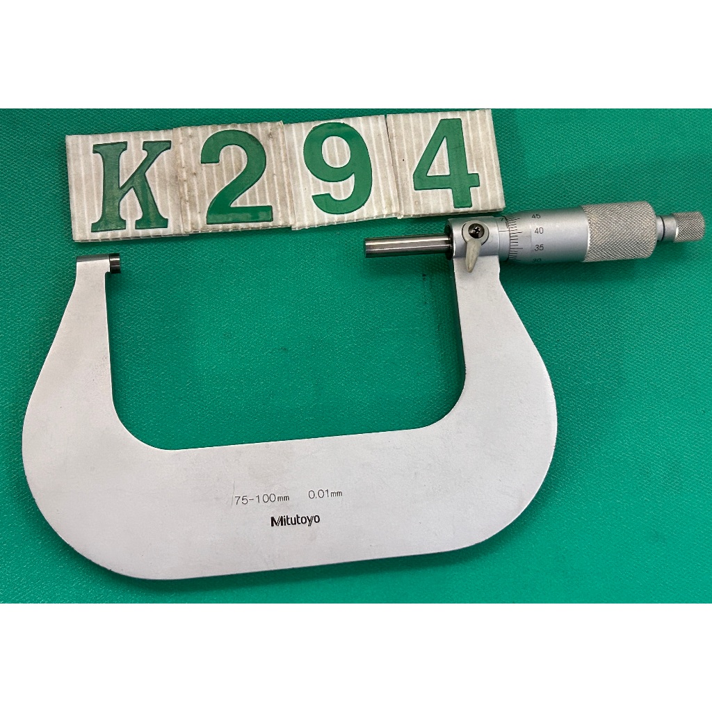 【有中-日本外匯品】三豐 Mitutoyo103-140 外徑分厘卡 75-100/0.01mm(無盒){K294} | 蝦皮購物