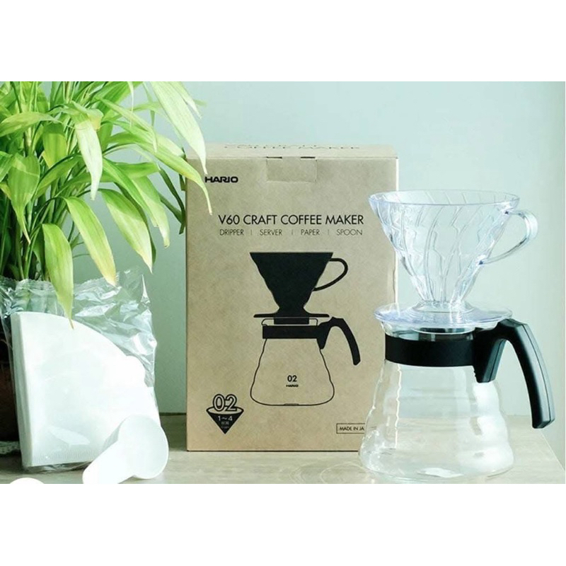 現貨 Hario V60100週年紀念：手沖咖啡壺禮盒 經典雲朵壺 四件套 蝦皮購物