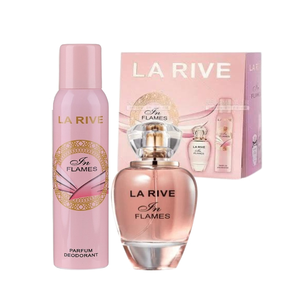 La Rive Flames 天使之香水禮盒(淡香精75ml+香水噴霧150ml) 雅典女神 女性淡香水 獨特性感 | 蝦皮購物