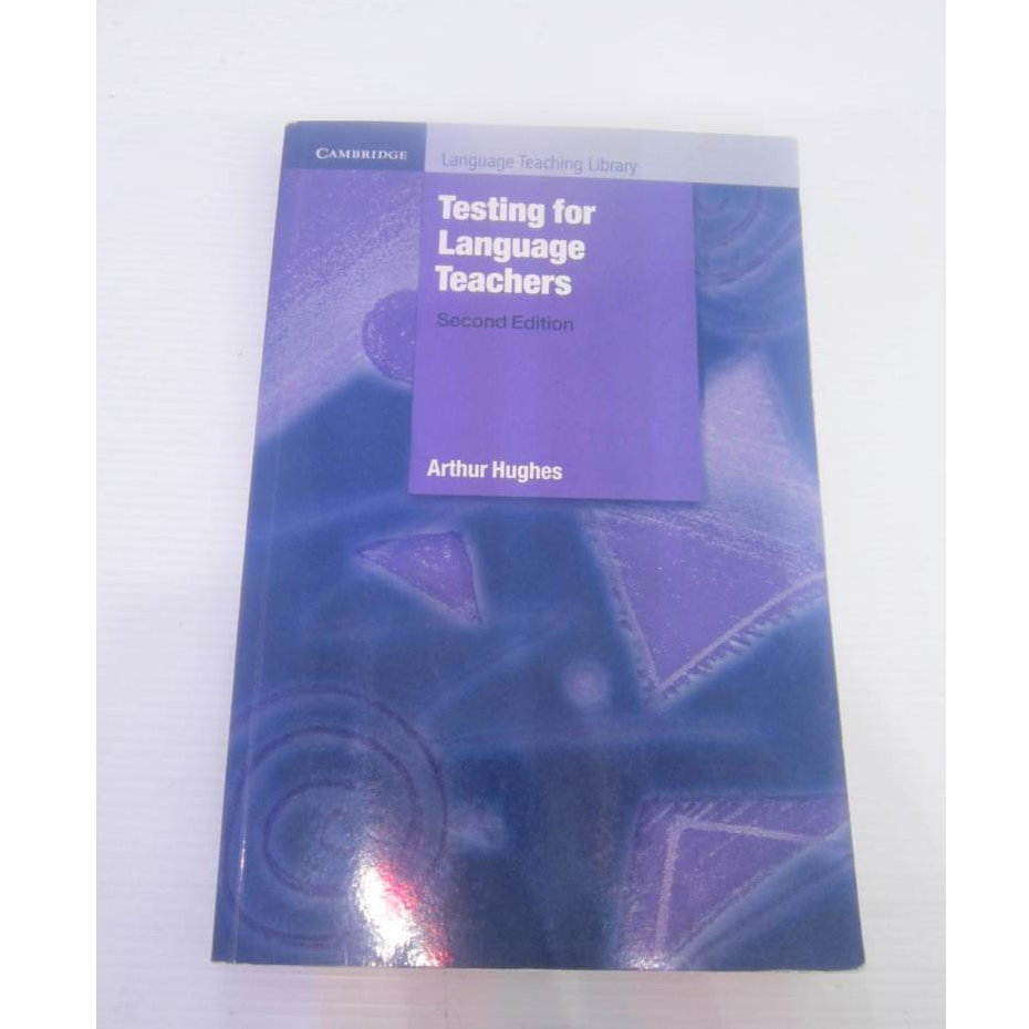 「二手書」2/e Testing for Language Teachers Arthur Hughes | 蝦皮購物