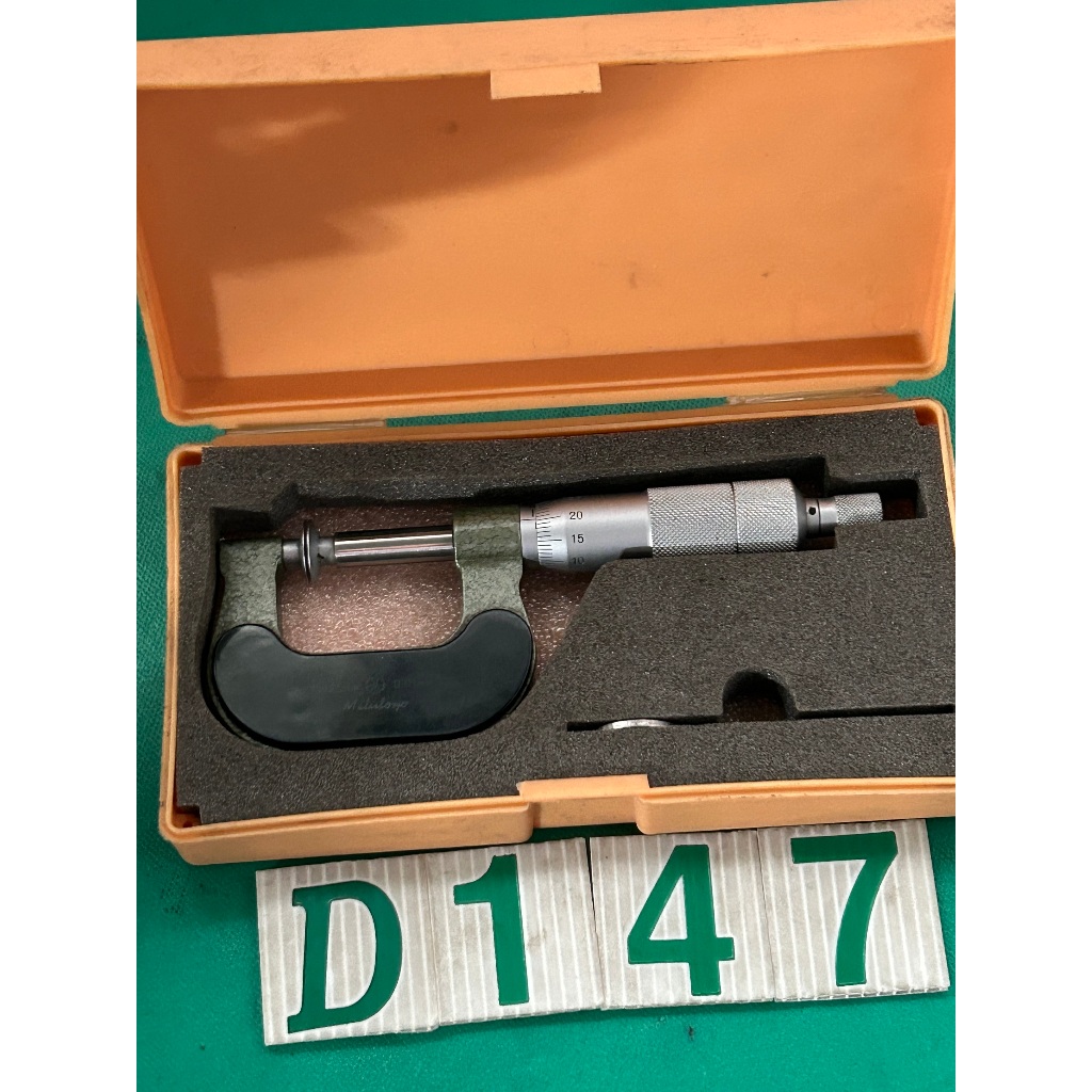 【有中-日本外匯品】三豐 Mitutoyo 169-101 盤型外徑分厘卡0-25/0.01mm測量紙張厚度{D147} | 蝦皮購物