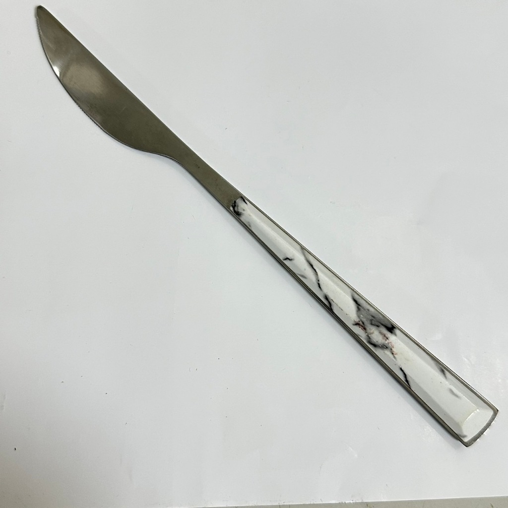 [沐沐屋] 大理石 不鏽鋼餐刀 西餐刀 餐具 餐刀 - | 蝦皮購物