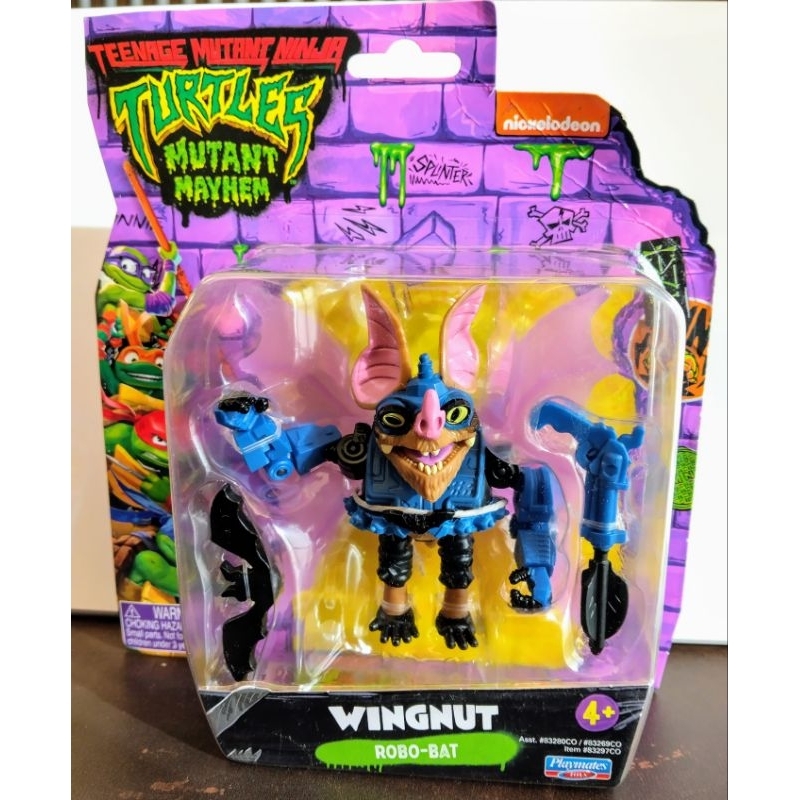 忍者龜 變種大亂鬥 機械 蝙蝠人 TMNT Mutant Mayhem WINGNUT ROBO-BAT | 蝦皮購物
