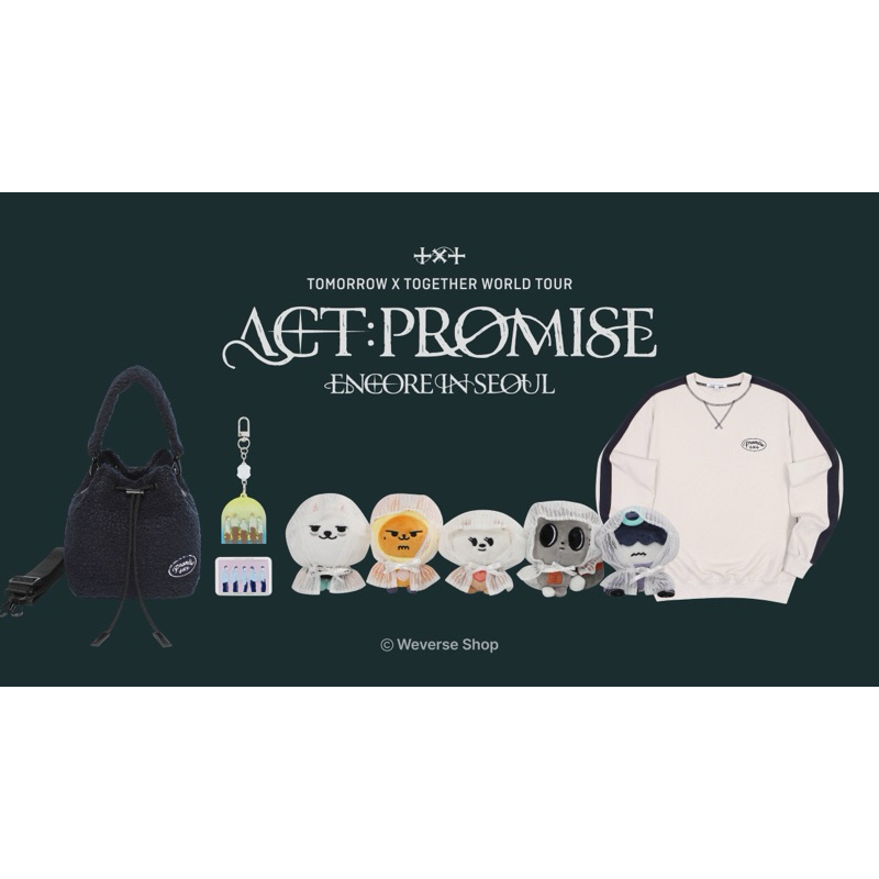 （賣場1/超取付）代購 TXT 官方 ACT PROMISE ENCORE 安可 周邊 吊飾 手幅 | 蝦皮購物