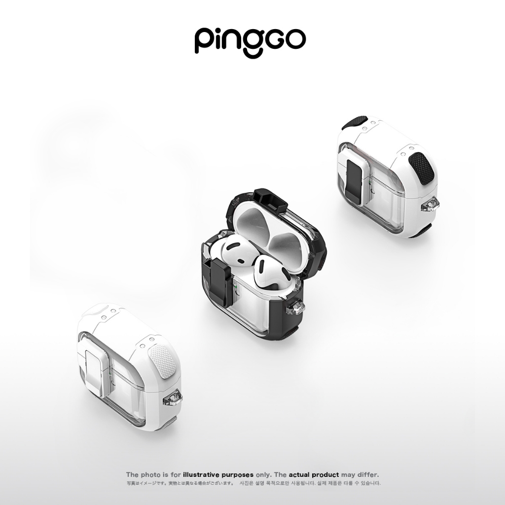 PingGO AirPods 4代 PECN系列 保護殼 防摔保護套 (附防丟掛鉤) | 蝦皮購物