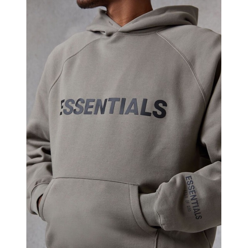 全新Essentials 連帽上衣 上帝灰S M L XL | 蝦皮購物