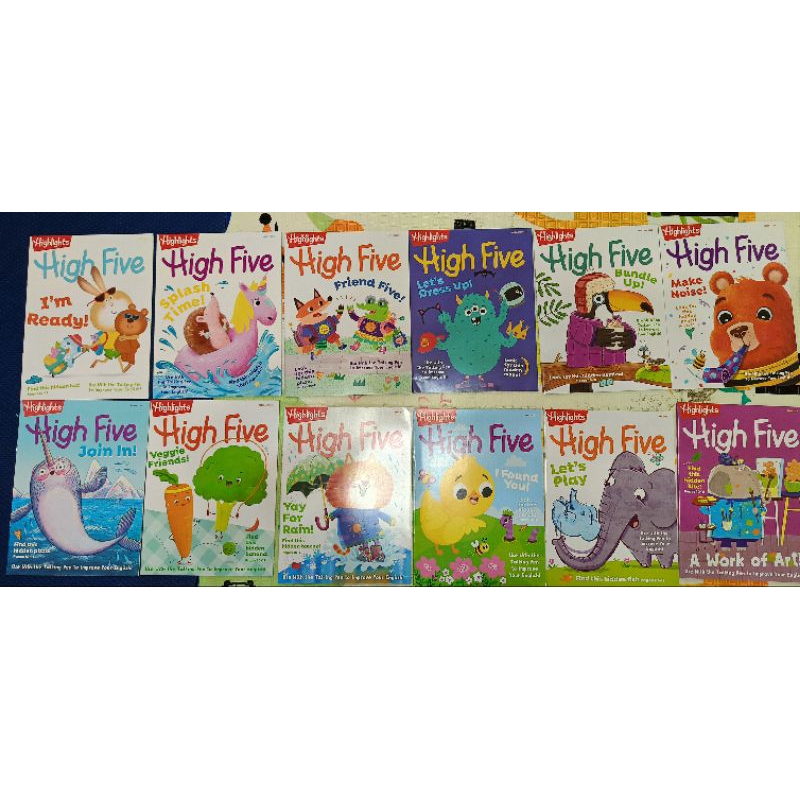 全新毛毛蟲 Highlights 系列裡的 Highfive 點讀過刊雜誌 | 蝦皮購物